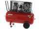 Fini Advanced MK 102-100-2M - Compressore aria elettrico monofase a cinghia - Motore 2 HP - 100 lt