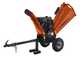 Wortex Drake D420/120L-E - Biotrituratore a scoppio - Motore Loncin G420F con avviamento elettrico