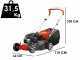 Efco LR 48 PK Comfort - Tagliaerba a scoppio - Motore Emak K450 OHV - 123 cc