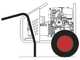 TecnoGen H8000 E/A - Generatore di corrente a benzina 5.8 kW - Continua 5.2 kW Monofase + ATS