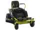 Ryobi ZTR480ex - Trattorino tagliaerba a batteria a raggio zero - Motore elettrico a batteria 48V/100Ah - taglio da 107cm - 2in1