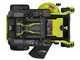 Ryobi ZTR480ex - Trattorino tagliaerba a batteria a raggio zero - Motore elettrico a batteria 48V/100Ah - taglio da 107cm - 2in1