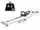EGO HTX7500 - Tagliasiepi a zaino con batteria 56V/28Ah Professional-X EGO BAX1500