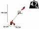 Einhell GE-LM 36/4in1 Li-Solo - Decespugliatore multifunzione a batteria - SENZA BATTERIA E CARICABATTERIA