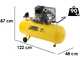 ABAC LINE B26B/150 CM3 - Compressore aria elettrico monofase a cinghia - Motore 3 HP - 150 lt