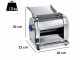 Imperia New Restaurant Professional - Macchina per la pasta elettrica in INOX 160W