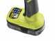 Ryobi RY18HT50A-125 - Tagliasiepi a batteria litio 18V/2.5Ah - Lama da 50 cm 