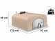 Palazzetti Easy Large - Forno a legna da esterno - Con camera 77x96 - Capacit&agrave; cottura 6 pizze