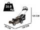 PROMO Worx Nitro WG761E - Tagliaerba semovente a batteria - 80V/4Ah - Taglio 51 cm