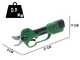GreenBay TopCut 28 - Forbice elettrica da potatura - 2x 16.8V 2Ah - Diametro di taglio 28mm