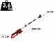 Einhell GC-HH 18/45 Li T - Tagliasiepi su asta di prolunga a batteria 18V/2.5Ah