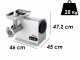 Sirman TC 22 Dakota FX - Tritacarne Elettrico Monofase - In Alluminio e Acciaio Inox
