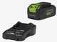 Greenworks GD24LM33 - Tagliaerba a batteria 24V - SENZA BATTERIA E CARICABATTERIA