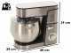 DCG KM1512 - Impastatrice planetaria - Vasca INOX da 12 litri - Multi attrezzo a sgancio rapido