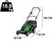 Greenworks G48LM41 - Tagliaerba a batteria 48V - SENZA BATTERIA E CARICABATTERIA