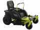 Ryobi ZTR480ex - Trattorino taglierba a batteria a raggio zero - Motore elettrico a batteria 48V/100Ah - taglio da 107cm - 2in1