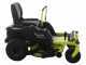 Ryobi ZTR480ex - Trattorino taglierba a batteria a raggio zero - Motore elettrico a batteria 48V/100Ah - taglio da 107cm - 2in1