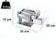Marcato Ampiamotor - Macchina per la pasta elettrica/manuale in INOX 100W