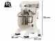 FIMAR EASYLINE B20K - Impastatrice planetaria professionale - Vasca INOX da 20 litri