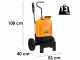 Volpi 22PTC - Pompa per irrorazione elettrica a batteria - Su carrello con ruote