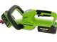 Greenworks G24HT56 - Tagliasiepi a batteria litio 24V/4Ah - Lama da 56 cm