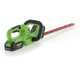 Greenworks G24HT56 - Tagliasiepi a batteria litio 24V/4Ah - Lama da 56 cm