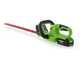 Greenworks G24HT56 - Tagliasiepi a batteria litio 24V/4Ah - Lama da 56 cm