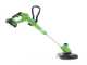 Greenworks G24LT28 - Tagliabordi a batteria - 24V 4Ah