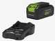 Greenworks G48LT30 - Tagliabordi a batteria - 48V 2Ah + Batteria aggiuntiva da 2Ah