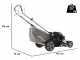 CastelGarden XS 55 S - Rasaerba a scoppio trazionato - 4 in 1 - Taglio 53cm