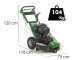 GreenBay Deep LE-330 - Fresaceppi - Motore Loncin 420 cc con avviamento elettrico - Ruota di taglio con 8 frese in carburo di tungsteno