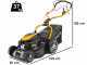 Stiga COMBI 753 V - Tagliaerba a scoppio trazionato - 4 in 1 - Motore Honda GCVx 170