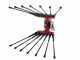 Lisam V8 Carbon - Abbacchiatore pneumatico - scuotiolive 6 bar - 1800 battiti al minuto