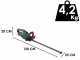 Bosch AdvancedHedgeCut 36 - Tagliasiepi a batteria con lama da 65 cm - SENZA BATTERIE E CARICABATTERIE