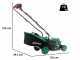 Ribimex PRBAT20-TON33 - Tagliaerba a batteria - 2x20V/4Ah - Taglio 34 cm