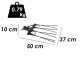 Lisam R8 Carbon - Abbacchiatore pneumatico - scuotiolive 6 bar - 1700 battiti al minuto
