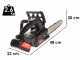 Zanon ZP 200 - Elettrosega a batteria 2 x 18V 5Ah - Lama da 20cm