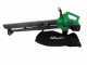 Ribimex PRBAT20-ASBSB - Soffiatore aspiratore a batteria 40V 4Ah