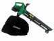 Ribimex PRBAT20-ASBSB - Soffiatore aspiratore a batteria 40V 4Ah
