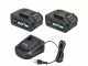 Ribimex PRBAT20-ASBSB - Soffiatore aspiratore a batteria 40V 4Ah