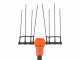 Jolly Italia V50X - Abbacchiatore elettrico a batteria - 36V - con asta telescopica e prolunga Step-Up