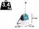 Makita DUS054Z - Pompa irroratrice a spalla a batteria - SENZA BATTERIE E CARICABATTERIE