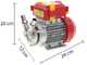 Rover Novax 20 B - Pompa elettrica da travaso - Elettropompa per liquidi caldi e birra - Monofase - 230V