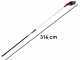 Zanon Olivar Electric AL 300 - Abbacchiatore elettrico a batteria da 191/316 cm - Asta telescopica in alluminio