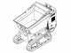 Motocarriola cingolata CARGO L 10000 HED 4.0 - Honda GXe630