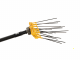 Lisam Swing - Abbacchiatore Elettrico a batteria - Con 8 + 8 denti in carbonio - Asta Fissa