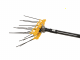 Lisam Swing - Abbacchiatore Elettrico a batteria - Con 8 + 8 denti in carbonio - Asta Fissa