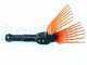 TecnoVIR Olivir - Abbacchiatore elettrico a batteria - asta telescopica in alluminio 120-200 cm