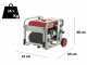 GeoTech-Pro iGGP5000ES - Generatore di corrente inverter con avv. elettrico carrellato 4 kW - Continua 3.5 kW Monofase