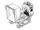 Motocarriola cingolata CARGO J 10000 HEDT 4.0 con joystick - Honda GXe630 - Con pala